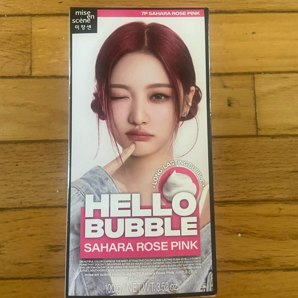 Hello Bubble Hair Dye in Sahara Rose Pink